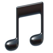 Émoji 🎵 Note De Musique sur Apple iOS 13.3.