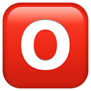 Emoji 🅾️ Gruppo Sanguigno 0 su Apple iOS 13.3.