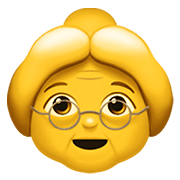 Emoji 👵 Donna Anziana su Apple iOS 13.3.
