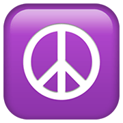 ☮️ Emoji Símbolo De La Paz en Apple iOS 13.3.