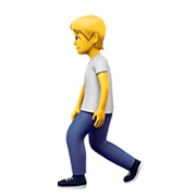 🚶 Emoji Persona Caminando en Apple iOS 13.3.