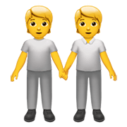🧑‍🤝‍🧑 Emoji sich an den Händen haltende Personen Apple iOS 13.3.