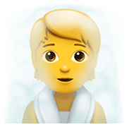 Emoji 🧖 Persona In Sauna su Apple iOS 13.3.