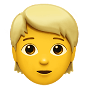 👱 Emoji Pessoa: Cabelo Louro na Apple iOS 13.3.