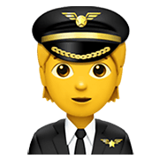 🧑‍✈️ Emoji Pilot(in) Apple iOS 13.3.