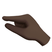 🤏🏿 Emoji Mão Beliscando: Pele Escura na Apple iOS 13.3.