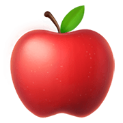 🍎 Emoji roter Apfel Apple iOS 13.3.