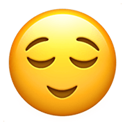 😌 Emoji Cara De Alivio en Apple iOS 13.3.