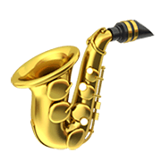 🎷 Emoji Saxofón en Apple iOS 13.3.