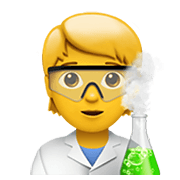 🧑‍🔬 Emoji Wissenschaftler(in) Apple iOS 13.3.
