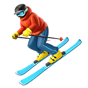 ⛷️ Emoji Esquiador en Apple iOS 13.3.