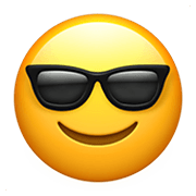 😎 Emoji Cara Sonriendo Con Gafas De Sol en Apple iOS 13.3.