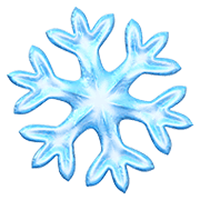 ❄️ Emoji Copo De Nieve en Apple iOS 13.3.