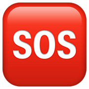 🆘 Emoji Botão SOS na Apple iOS 13.3.