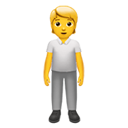 🧍 Emoji Persona De Pie en Apple iOS 13.3.
