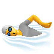 🏊 Emoji Persona Nadando en Apple iOS 13.3.