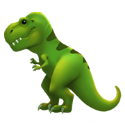 🦖 Emoji T-rex en Apple iOS 13.3.