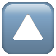 Emoji 🔼 Pulsante A Triangolo Rivolto Verso L’alto su Apple iOS 13.3.