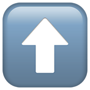 Emoji ⬆️ Freccia Rivolta Verso L’alto su Apple iOS 13.3.
