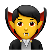 🧛 Emoji Vampiro en Apple iOS 13.3.