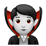Émoji 🧛🏻 Vampire : Peau Claire sur Apple iOS 13.3.