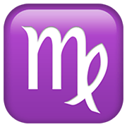Emoji ♍ Segno Zodiacale Della Vergine su Apple iOS 13.3.