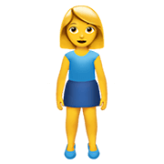 Émoji 🧍‍♀️ Femme Debout sur Apple iOS 13.3.