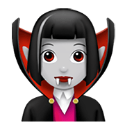 🧛🏻‍♀️ Emoji weiblicher Vampir: helle Hautfarbe Apple iOS 13.3.