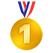 🥇 Emoji Medalha De Ouro na Apple iOS 14.2.