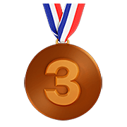Émoji 🥉 Médaille De Bronze sur Apple iOS 14.2.