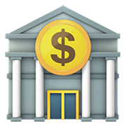 Emoji 🏦 Banca su Apple iOS 14.2.