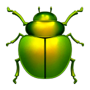 🪲 Emoji Escarabajo en Apple iOS 14.2.