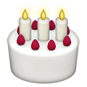 Emoji 🎂 Torta Di Compleanno su Apple iOS 14.2.