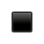 ▪️ Emoji Quadrado Preto Pequeno na Apple iOS 14.2.