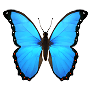 Émoji 🦋 Papillon sur Apple iOS 14.2.