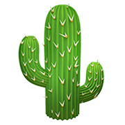 🌵 Emoji Cactus en Apple iOS 14.2.