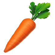 🥕 Emoji Zanahoria en Apple iOS 14.2.