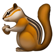 Émoji 🐿️ écureuil sur Apple iOS 14.2.