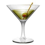 Émoji 🍸 Cocktail sur Apple iOS 14.2.
