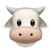 🐮 Emoji Cara De Vaca en Apple iOS 14.2.