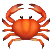 Émoji 🦀 Crabe sur Apple iOS 14.2.