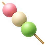 Émoji 🍡 Brochette De Bonbons sur Apple iOS 14.2.