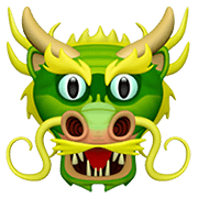 Émoji 🐲 Tête De Dragon sur Apple iOS 14.2.