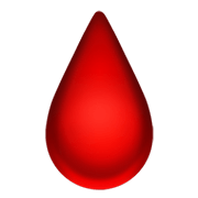🩸 Emoji Gota De Sangue na Apple iOS 14.2.