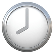 Émoji 🕗 Huit Heures sur Apple iOS 14.2.