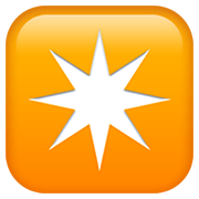 ✴️ Emoji Stern mit acht Zacken Apple iOS 14.2.
