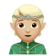 Emoji 🧝🏼 Elfo: Carnagione Abbastanza Chiara su Apple iOS 14.2.