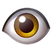 👁️ Emoji Auge Apple iOS 14.2.