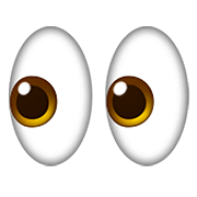 Emoji 👀 Occhi su Apple iOS 14.2.