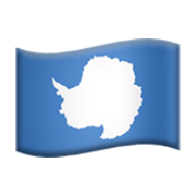 🇦🇶 Emoji Bandera: Antártida en Apple iOS 14.2.